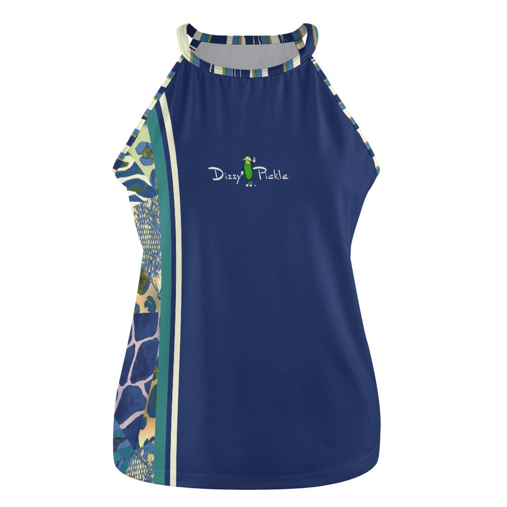 Dizzy Pickle Anne Gone Wild Stripes Women's Pickleball Crew Neck Vest