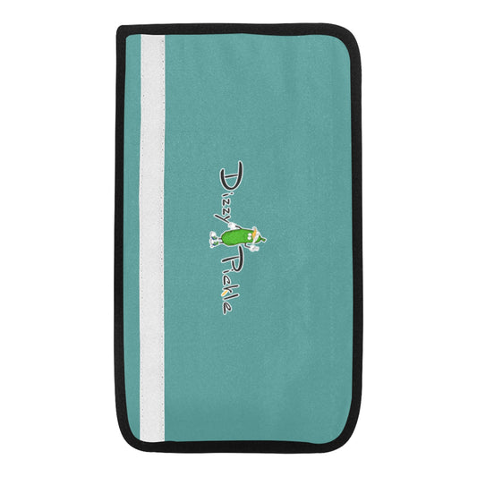 Dizzy Pickle DZY P Classic Teal Car Seat Belt Cover 7" x 12.6"
