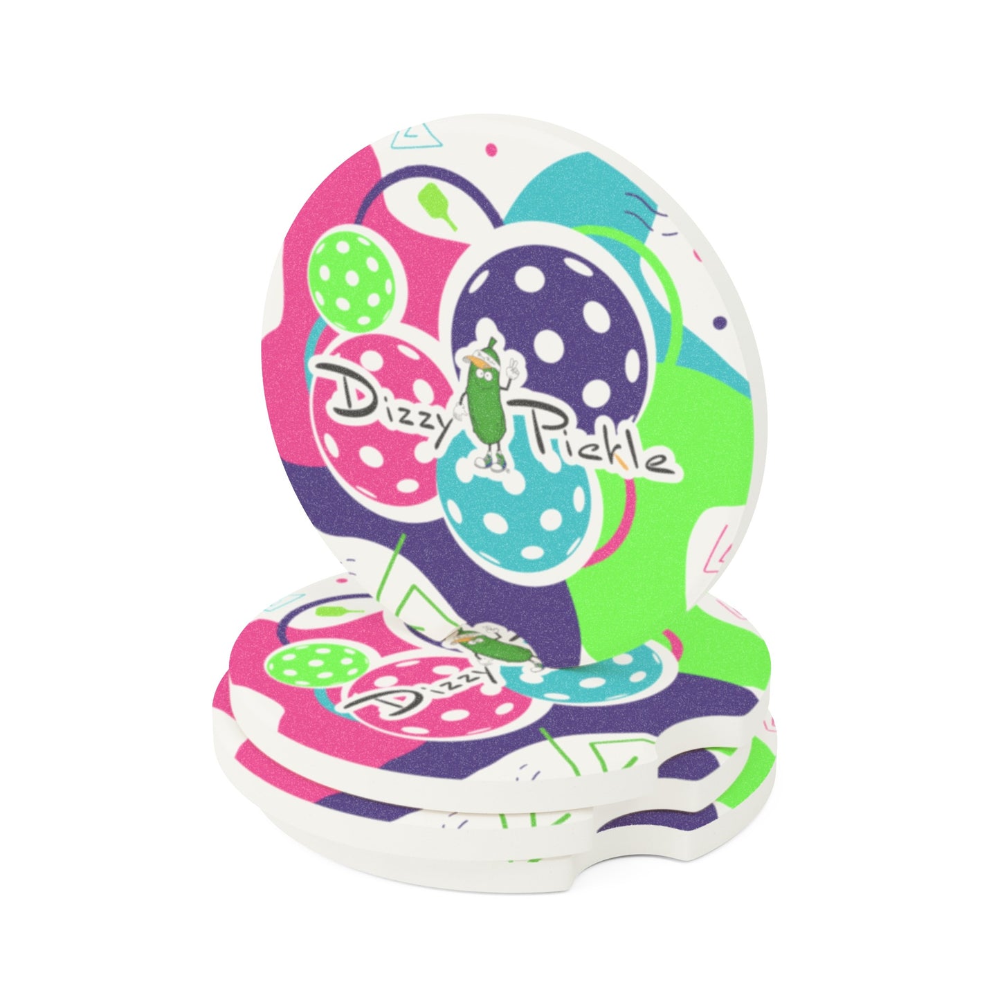 Dizzy Pickle Diana Soapstone Car Coaster