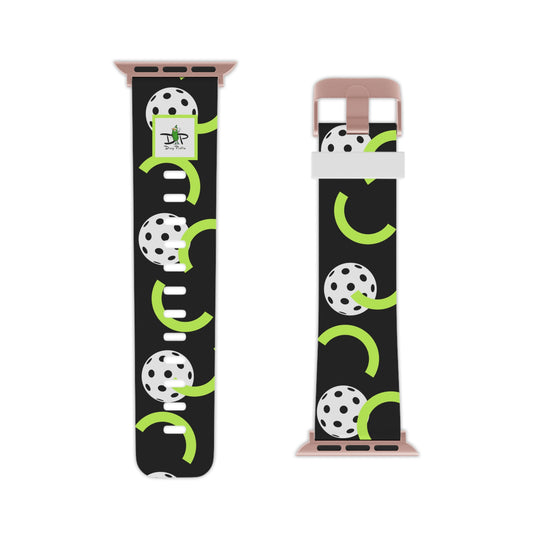 Dizzy Pickle Believe Black_Green Pickleball Performance Apple Watch Band