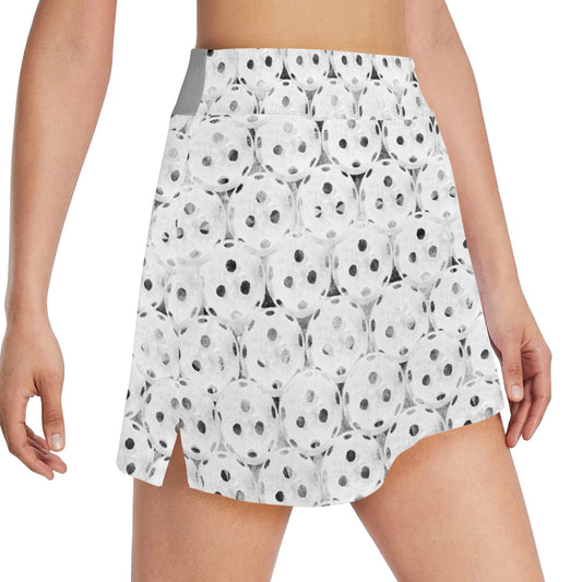 Dizzy Pickle Heidi BKW Balls Women's Pickleball 18" Athletic Skort with Inner Shorts and Two Ball Pockets
