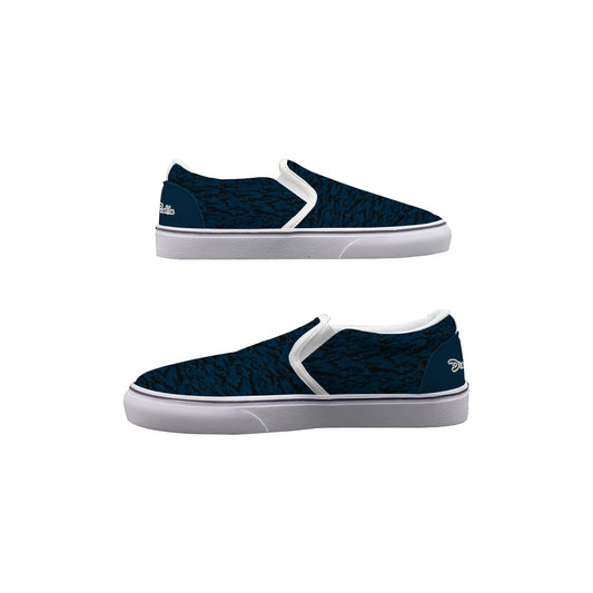 Dizzy Pickle Jan Black_Blue Women's Casual Slip-On Canvas Shoes
