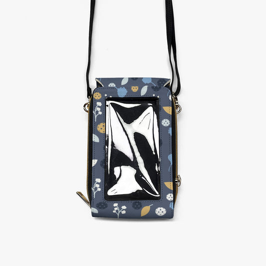 Dizzy Pickle Lesley Gray Women's Pickleball Mobile Phone Crossbody Bag