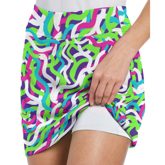 Dizzy Pickle Diana Doodles Women's 17" Performance Pickleball Skort and Inner Shorts