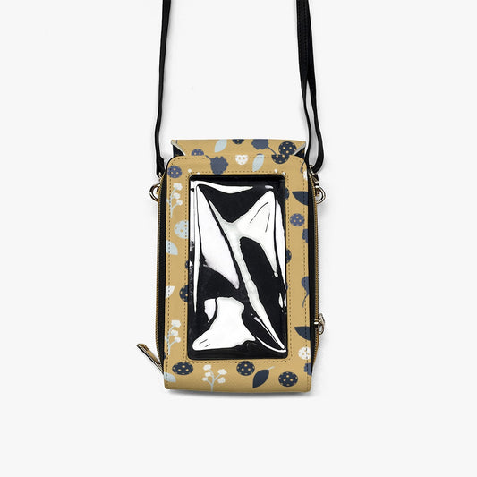 Dizzy Pickle Lesley Gold Women's Pickleball Mobile Phone Crossbody Bag