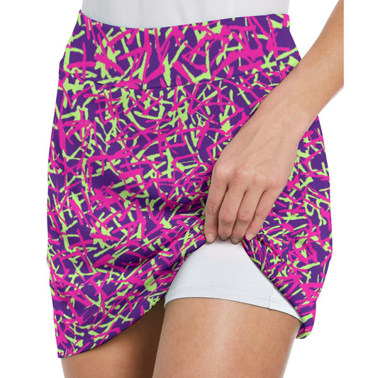 Dizzy Pickle Lesia PPG Confetti Women's 17" Performance Pickleball Skort and Inner Shorts