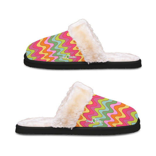 Dizzy Pickle Hannah Waves Women's Pickleball Plush Slippers