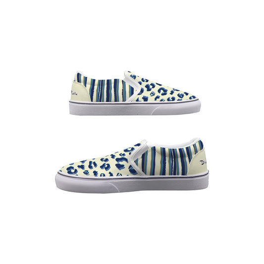 Dizzy Pickle Anne Animal Print Women's Casual Slip-On Canvas Shoes