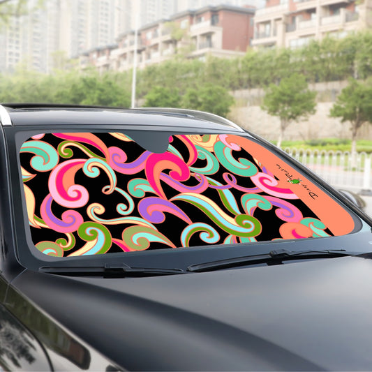 Dizzy Pickle Anna Black Pickleball Windshield Sunshade