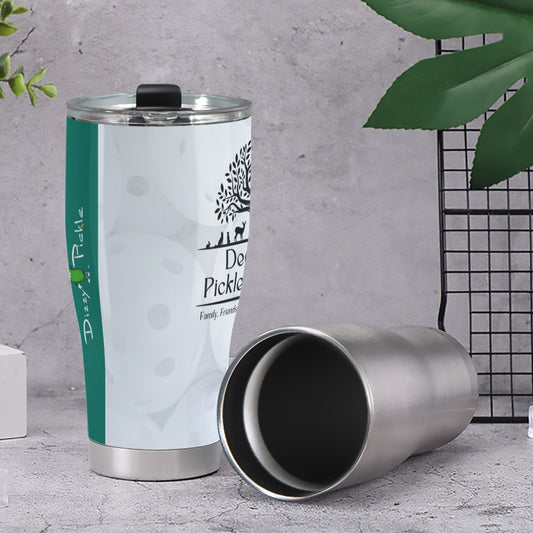 Dizzy Pickle DRPC 6JUWP Pickleball 30oz Insulated Tumbler 3.94"x7.87"x2.95" PEACOCK