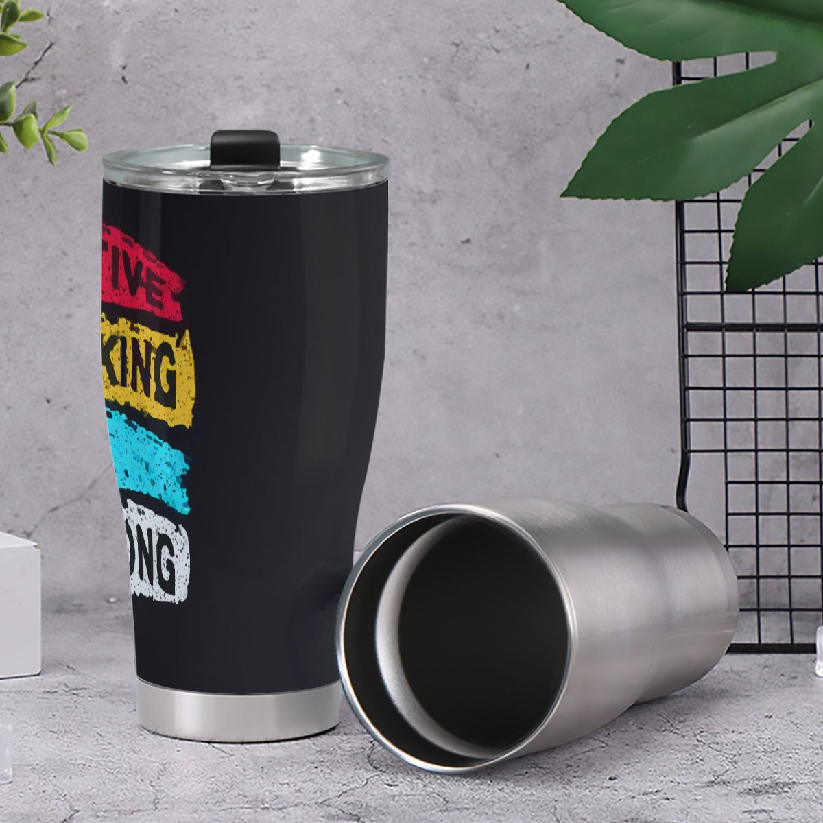 Dizzy Pickle Let's GEO 6JVKF Pickleball 30oz Insulated Tumbler 3.94"x7.87"x2.95"