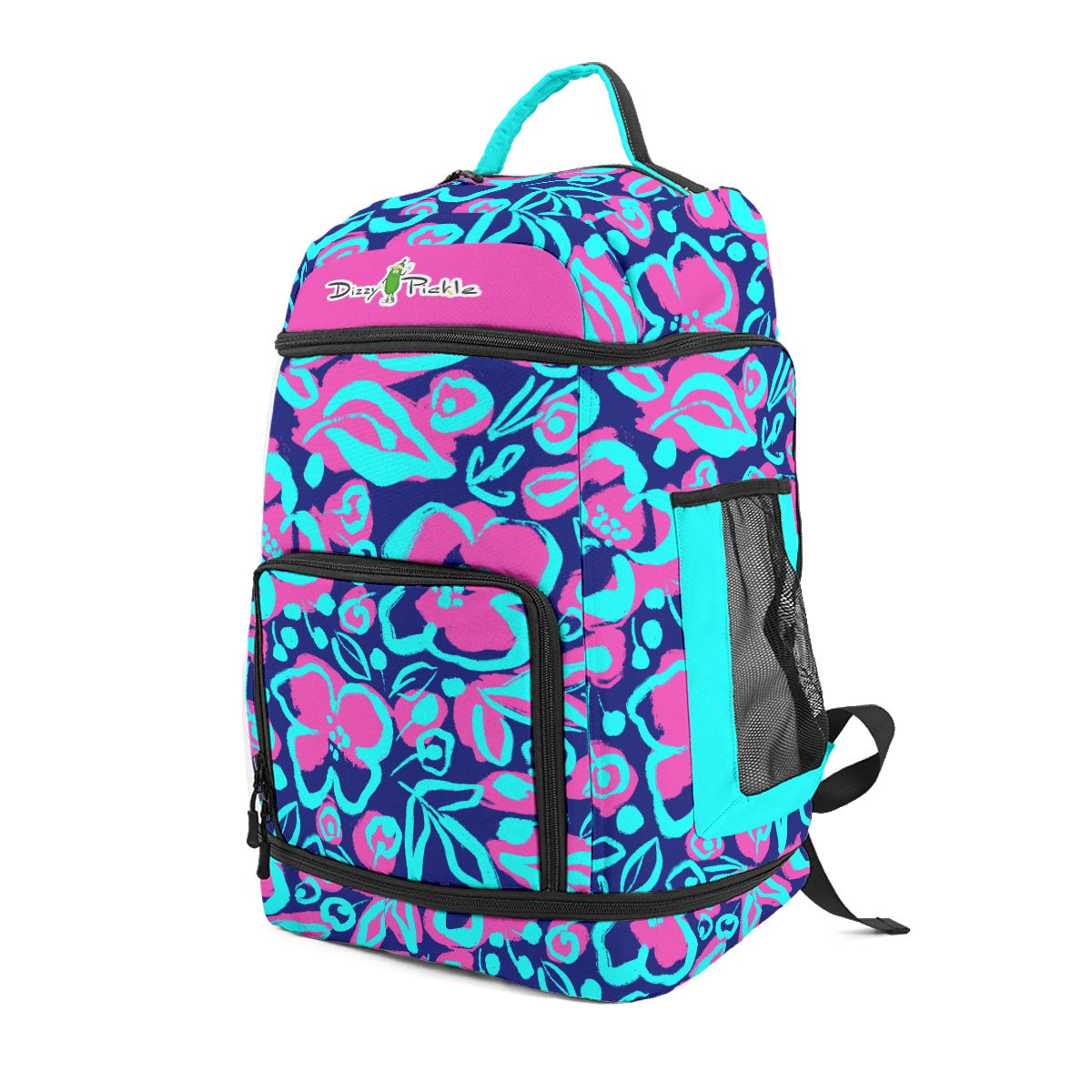 Dizzy Pickle Lesia BBP Blooms Large Courtside Pickleball Multi-Compartment Backpack with Adjustable Straps
