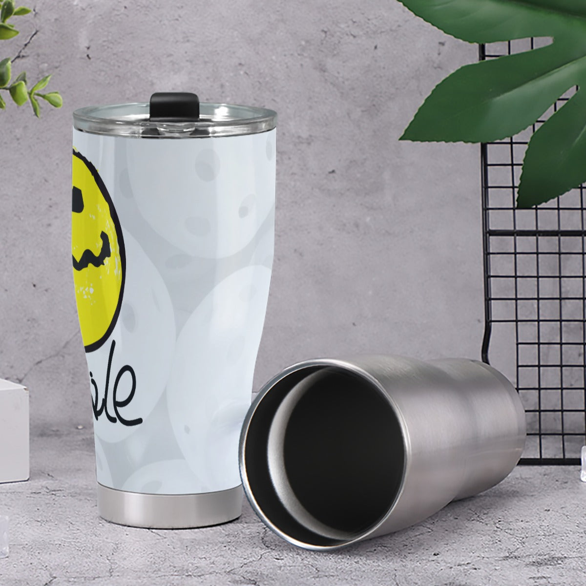 Dizzy Pickle Let's GEO 6JVMR Pickleball 30oz Insulated Tumbler 3.94"x7.87"x2.95"
