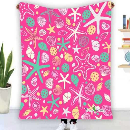 Dizzy Pickle Joann Pickleball Courtside Flannel Blanket