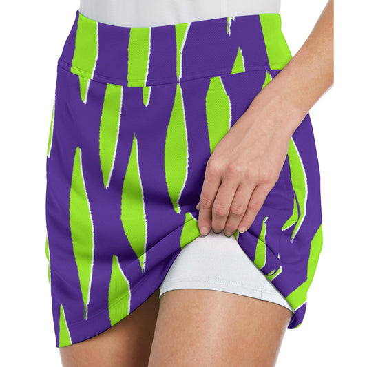 Dizzy Pickle Dinking Diva BG Drips Women's 17" Performance Pickleball Skort with Inner Shorts