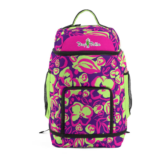 Dizzy Pickle Lesia PPG Blooms Large Courtside Pickleball Multi-Compartment Backpack with Adjustable Straps