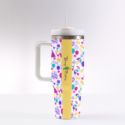 Dizzy Pickle Make Your Wish 40 oz. Mega Pickleball Insulated Tumbler with Handle