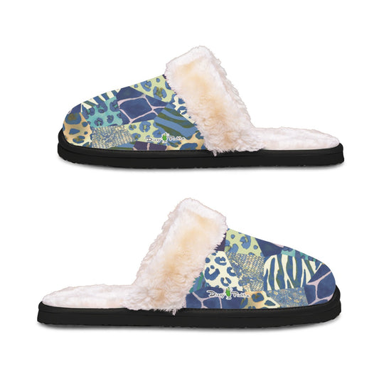 Dizzy Pickle Anne Gone Wild Women's Pickleball Plush Slippers