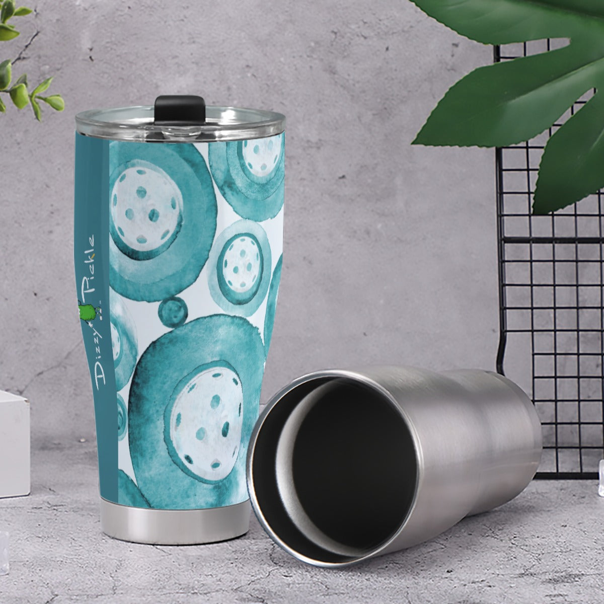 Dizzy Pickle Heidi TW Main Pickleball 30oz Insulated Tumbler 3.94"x7.87"x2.95"