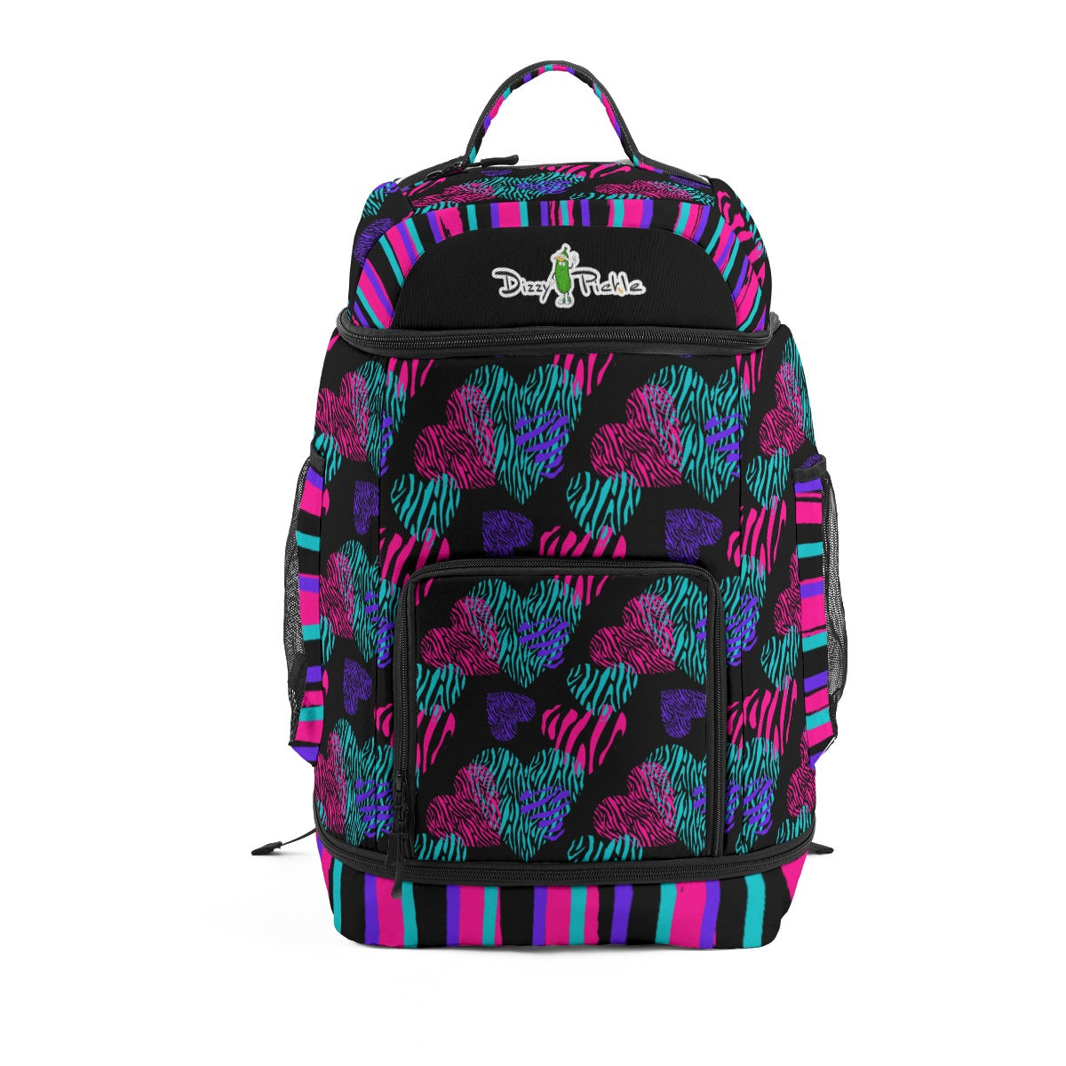 Dizzy Pickle Shelley Black Large Courtside Pickleball Multi-Compartment Backpack with Adjustable Straps