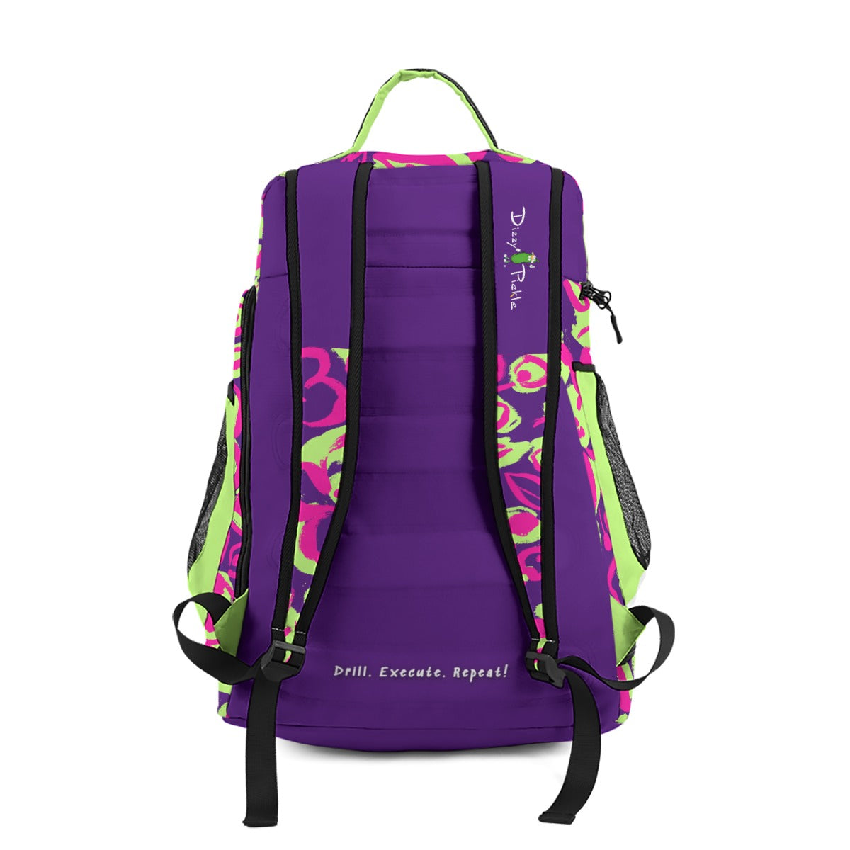 Dizzy Pickle Lesia PPG Blooms Large Courtside Pickleball Multi-Compartment Backpack with Adjustable Straps