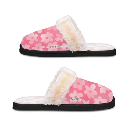 Dizzy Pickle Adleigh Blooms Women's Pickleball Plush Slippers