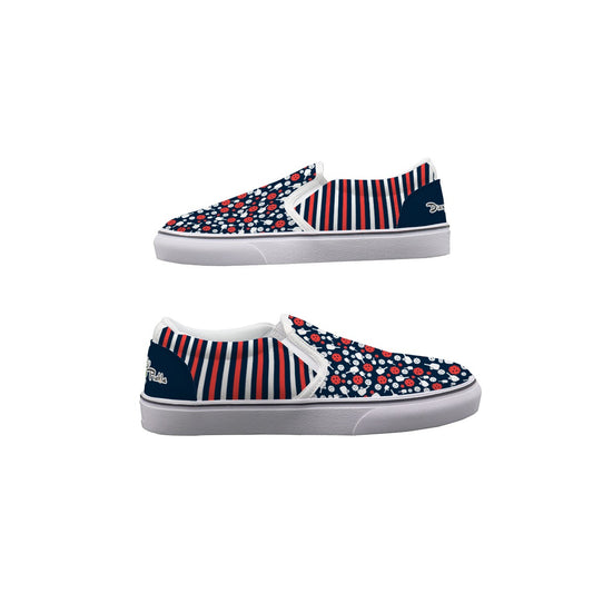 Dizzy Pickle Van Mini Paddles and Balls Women's Casual Slip-On Canvas Shoes