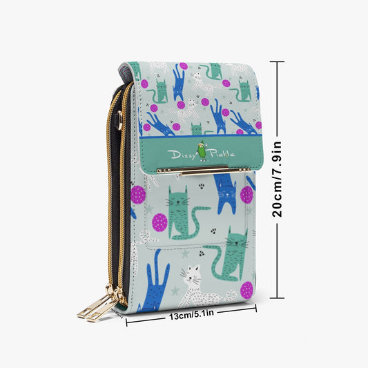 Dizzy Pickle GrayC Women's Pickleball Mobile Phone Crossbody Bag