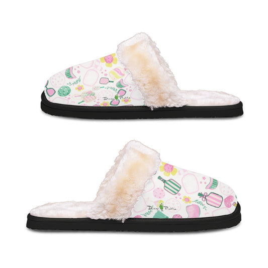 Dizzy Pickle Becky Women's Pickleball Plush Slippers