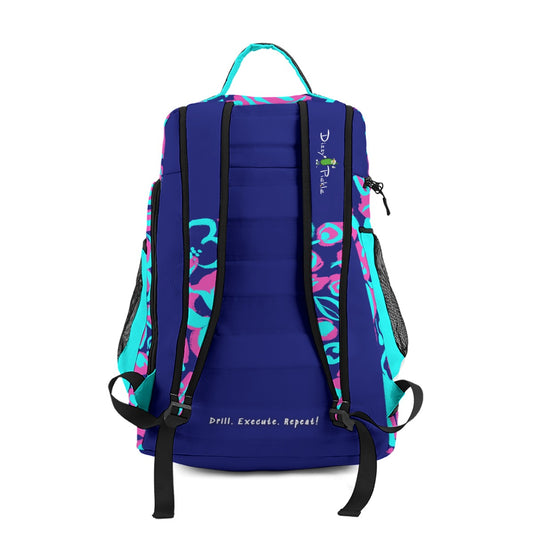 Dizzy Pickle Lesia BBP Blooms Large Courtside Pickleball Multi-Compartment Backpack with Adjustable Straps