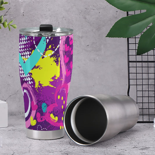 Dizzy Pickle Graffiti 6JNU7 Pickleball 30oz Insulated Tumbler 3.94"x7.87"x2.95"