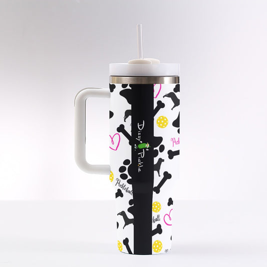 Dizzy Pickle Millie 40 oz. Mega Pickleball Insulated Tumbler with Handle