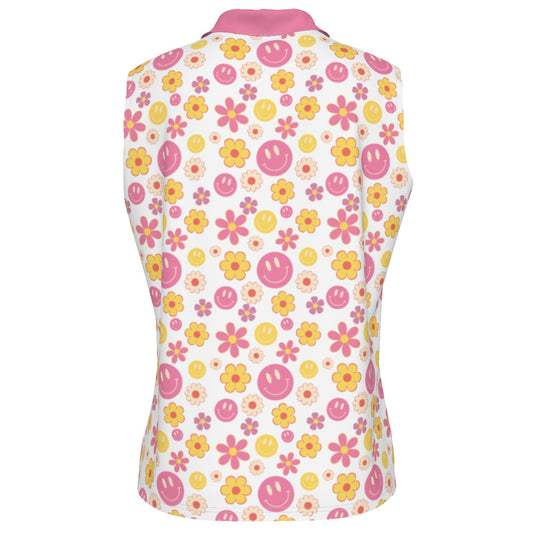 Dizzy Pickle Joy Main Women's Pickleball Sleeveless Polo Shirt