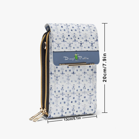 Dizzy Pickle Heidi BW Balls Women's Pickleball Mobile Phone Crossbody Bag