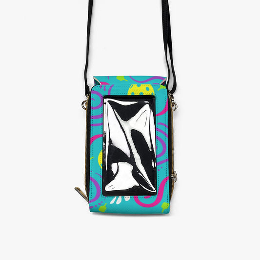 Dizzy Pickle It's Swell Blue Women's Pickleball Mobile Phone Crossbody Bag