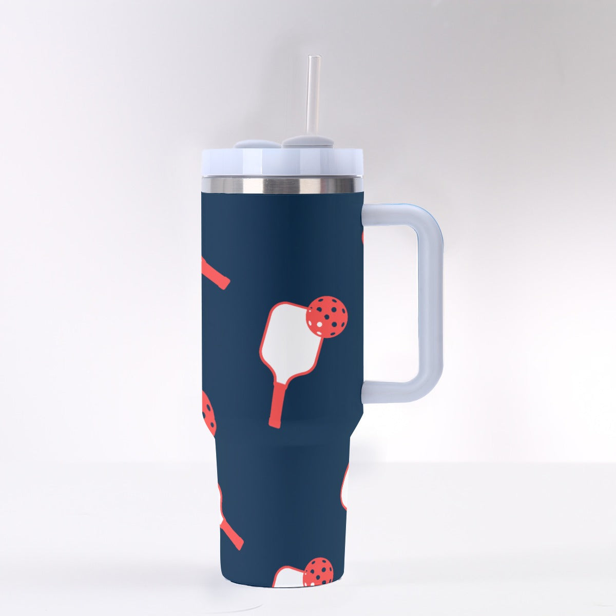 Dizzy Pickle Van Large Paddle_Ball 40 oz. Mega Pickleball Insulated Tumbler with Handle