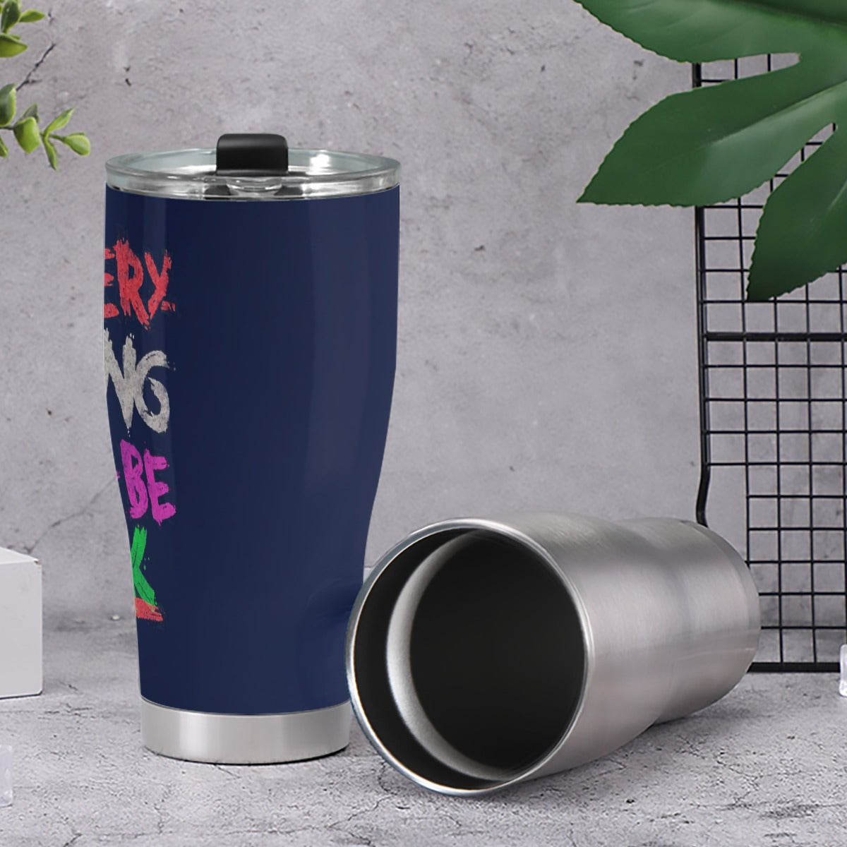 Dizzy Pickle Let' Geo 6JVLX Pickleball 30oz Insulated Tumbler 3.94"x7.87"x2.95"