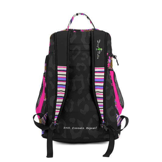 Dizzy Pickle Amber Wild and Free Large Courtside Pickleball Multi-Compartment Backpack with Adjustable Straps