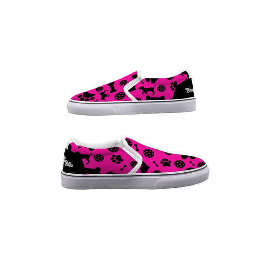 Dizzy Pickle Millie Pink Women's Casual Slip-On Canvas Shoes