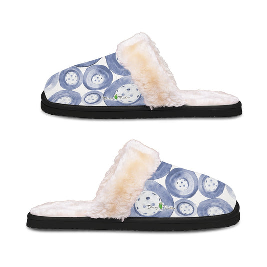 Dizzy Pickle Heidi BW Women's Pickleball Plush Slippers