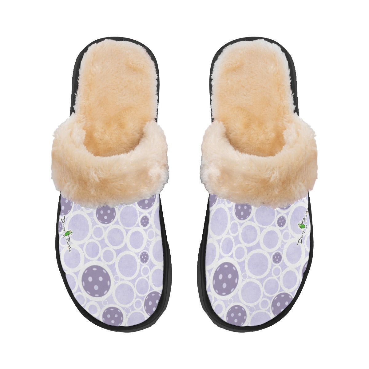 Dizzy Pickle Sophie Balls Women's Pickleball Plush Slippers