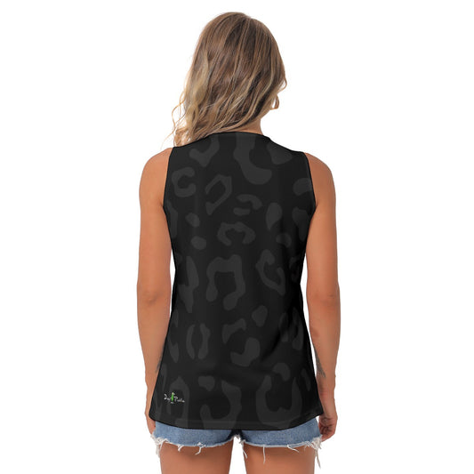 Dizzy Pickle Amber Wild and Free Women's Pickleball Sleeveless V-Neck Top