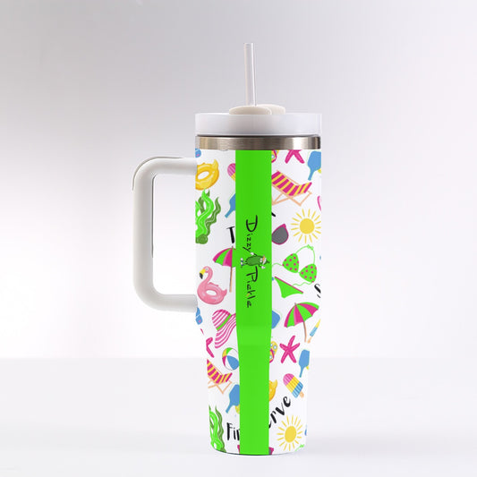 Dizzy Pickle Julie 40 oz. Mega Pickleball Insulated Tumbler with Handle