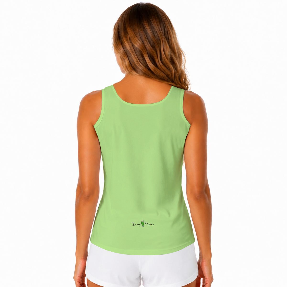 Dizzy Pickle Sherbert Green Women's Sleeveless Performance Tank Top with Built-In Bra