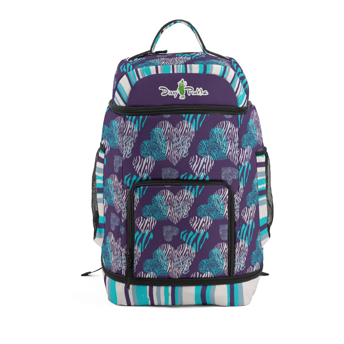 Dizzy Pickle Shelley Deep Purple Large Courtside Pickleball Multi-Compartment Backpack with Adjustable Straps