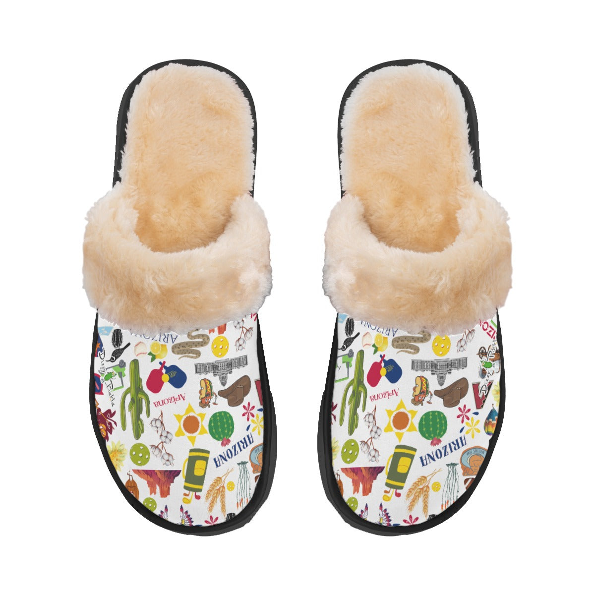 Dizzy Pickle Arizona Women's Pickleball Plush Slippers