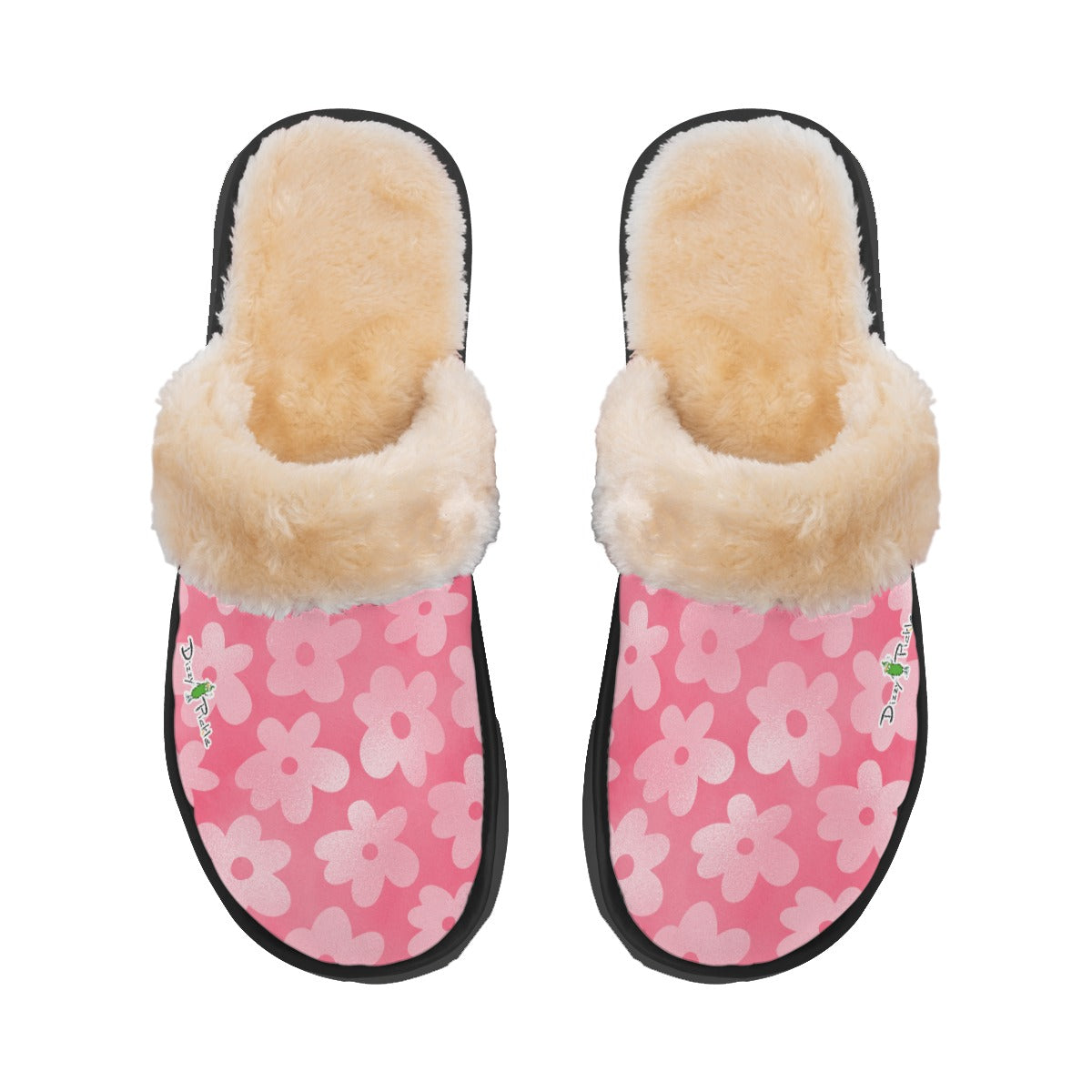 Dizzy Pickle Adleigh Blooms Women's Pickleball Plush Slippers