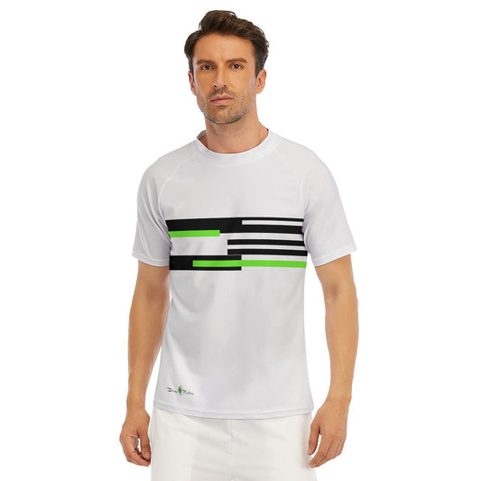 2X-LARGE SLIM FIT - FOCUS - Men's Pickleball Fitted T-Shirt by Dizzy Pickle