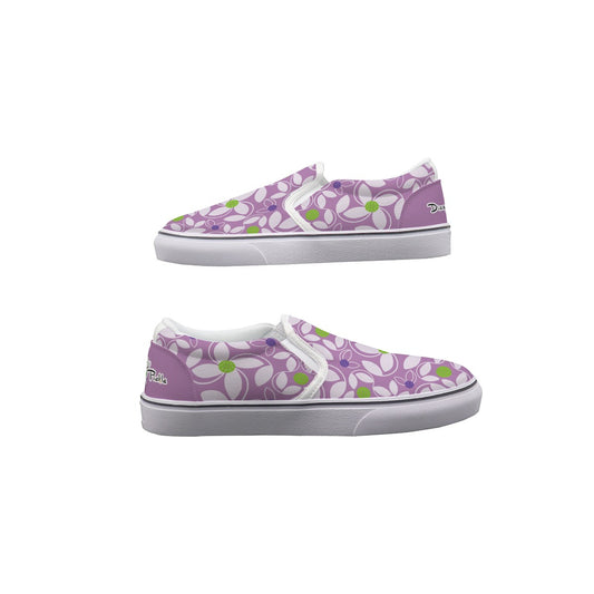 Dizzy Pickle Beth Lavender Main Women's Casual Slip-On Canvas Shoes