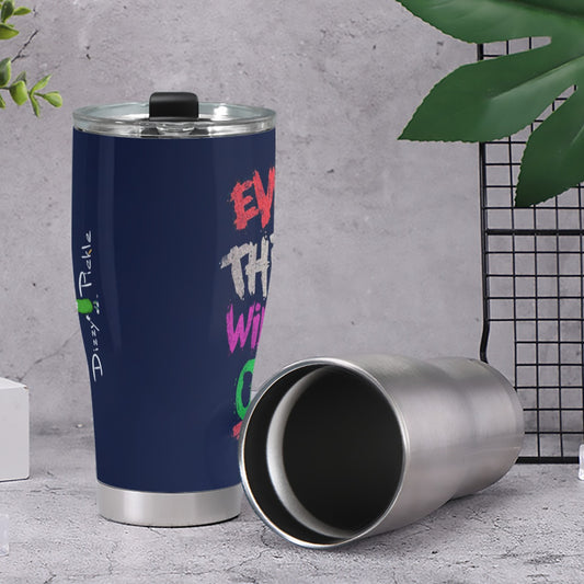 Dizzy Pickle Let' Geo 6JVLX Pickleball 30oz Insulated Tumbler 3.94"x7.87"x2.95"